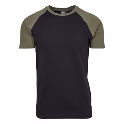 Urban Classics TB639-00757-0037, Tee-shirt, Adulte, Mâle, Noir, Olive, Monochromatique, 3XL