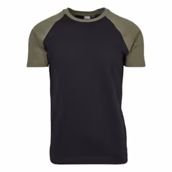 Urban Classics TB639, Tee-shirt, Adulte, Mâle, Noir, Olive, Monochromatique, 4XL