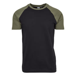 T-shirt grandes tailles Urban Classic raglan contrat