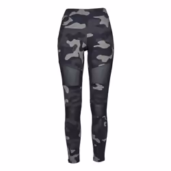 Urban Classics TB1939-00840-0037, Bas de contention, Gymnastique, Femelle, Noir, Camouflage, Adulte, Monochromatique