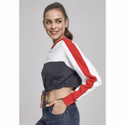 T-shirt femme Urban Classic 3-tone Stripe crew - Vue supplémentaire 11