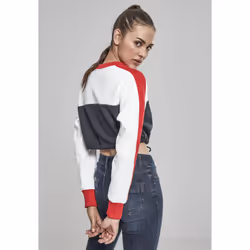 T-shirt femme Urban Classic 3-tone Stripe crew - Vue supplémentaire 12