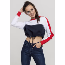 T-shirt femme Urban Classic 3-tone Stripe crew