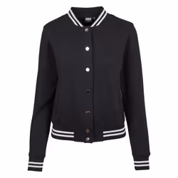 Urban Classics TB1990-00017-0058, Adulte, Femelle, Sweatshirt, Noir, Col V, Manches longues