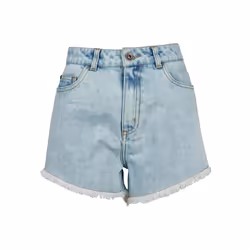 Urban Classics TB2000-01375-0071, Short à volants, Femelle, Adulte, Bleu, Monochromatique, Été