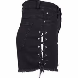 Urban Classics TB2001-00709-0006 Short à volants Femelle Noir - Vue supplémentaire 4