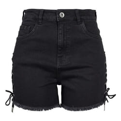 Urban Classics TB2001-00709-0007 Short à volants Femelle Noir
