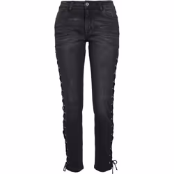 Urban Classics TB2003, Jeans, Femelle, Adulte, Noir, Monochromatique, Pas de motif