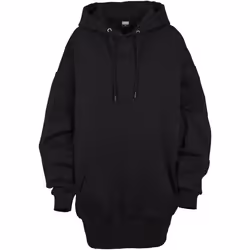 Urban Classics TB2233-00007-0058, Adulte, Femelle, Sweat à capuche, Noir, Encolure torsadée, Manches longues