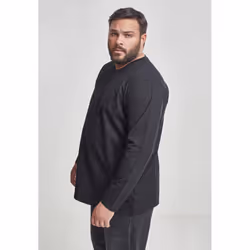 T-shirt grandes tailles Urban Classic stretch terry longleeve