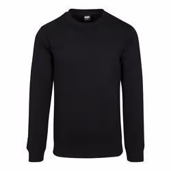 Urban Classics TB2391-00007-0046, Adulte, Mâle, Pullover, Noir, Encolure torsadée, Manches longues