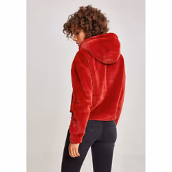 Sweatshirt à capuche femme Urban Classic Oversized teddy - Vue supplémentaire 5