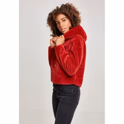 Sweatshirt à capuche femme Urban Classic Oversized teddy - Vue supplémentaire 6