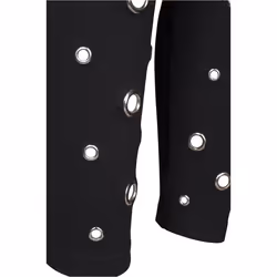 Urban Classics TB2366-00007-0051 Femelle Noir Coton, Elastane - Vue supplémentaire 7