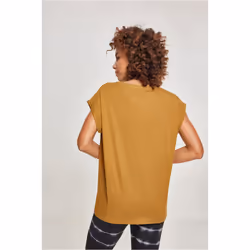 Urban Classics Ladies Extended Shoulder Tee Tee-shirt Décolleté Manche courte Coton, Pull-over - Vue supplémentaire 3