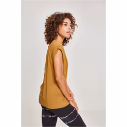 Urban Classics Ladies Extended Shoulder Tee Tee-shirt Décolleté Manche courte Coton, Pull-over - Vue supplémentaire 4