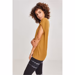 Urban Classics Ladies Extended Shoulder Tee Tee-shirt Décolleté Manche courte Coton, Pull-over