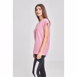 Urban Classics Ladies Extended Shoulder Tee Tee-shirt Décolleté Manche courte Coton, Pull-over - Vue supplémentaire 2