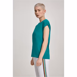 Urban Classics Ladies Extended Shoulder Tee Tee-shirt Décolleté Manche courte Coton, Pull-over - Vue supplémentaire 2