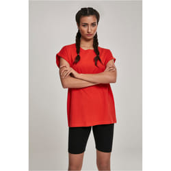 Urban Classics Ladies Extended Shoulder Tee Tee-shirt Décolleté Manche courte Coton, Pull-over