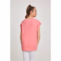 Urban Classics Ladies Extended Shoulder Tee Tee-shirt Décolleté Manche courte Coton, Pull-over