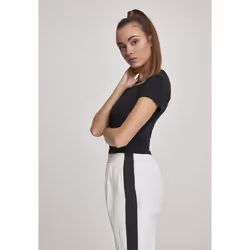Urban Classics TB2754 Tee-shirt Encolure torsadée Coton, Elastane