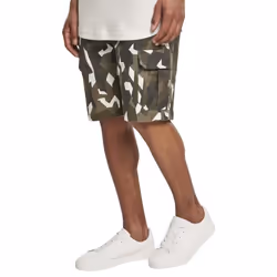 Short Urban Classic geometric stretch twill cargo