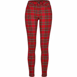 Pantalon femme grandes tailles Urban Classic skinny tartan