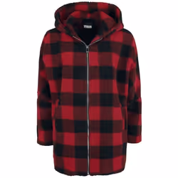 Parka femme grandes tailles Urban Classic hooded check