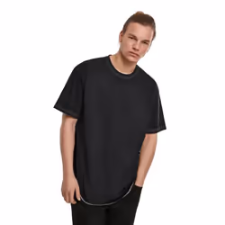 T-shirt oversize - Urban Classics - Noir - 100% coton - Manches courtes - Coupe loose