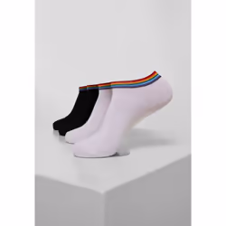 Chaussettes Urban Classics rainbow no show (4pcs)