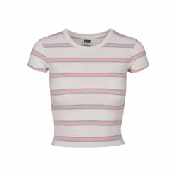 T-shirt femme Urban Classics stripe cropped