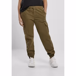 Pantalon femme Urban Classics high waist cargo jogging (grandes tailles)