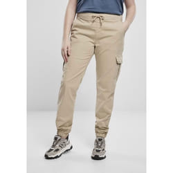 Pantalon femme Urban Classics high waist cargo jogging (grandes tailles)