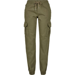Pantalon femme Urban Classics high waist cargo jogging (grandes tailles)