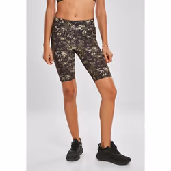 Short cycliste femme Urban Classics high waist camo tech