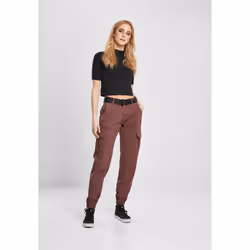Pantalon femme Urban Classics high waist cargo