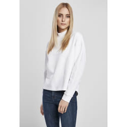 Sweatshirt femme Urban Classics oversized high neck crew (grandes tailles)