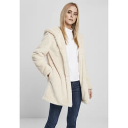 Veste à capuche femme Urban Classics teddy coat
