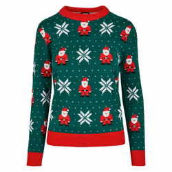 Sweatshirt femme Urban Classics santa christmas