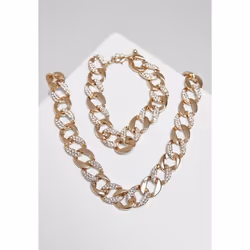 Ensemble collier et bracelet Urban Classics basic diamond