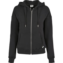 Sweatshirt à capuche femme Urban Classics organic terry zip-grandes tailles