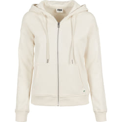 Sweatshirt à capuche femme Urban Classics organic terry zip-grandes tailles