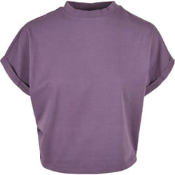 T-shirt femme Urban Classics short pigment dye découpé-grandes tailles