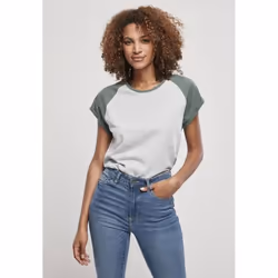 T-shirt femme Urban Classics contrast raglan (Grandes tailles)