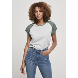 T-shirt femme Urban Classics contrast raglan (Grandes tailles)