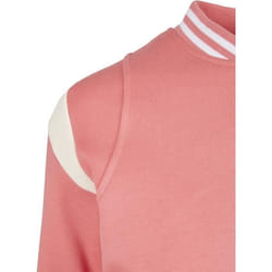 Veste - URBAN CLASSICS - inset college - Rose - 5XL - 63% coton 37% polyester