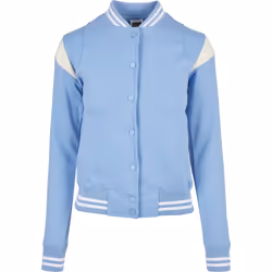 Veste Teddy femme Urban Classics inset college-grandes tailles