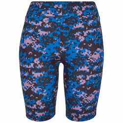 Short cycliste femme Urban Classics high waist camouflage tech