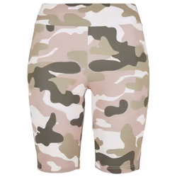 Short cycliste femme Urban Classics high waist camouflage tech